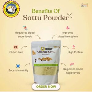 Gaumangal Organics Channa Sattu Powder