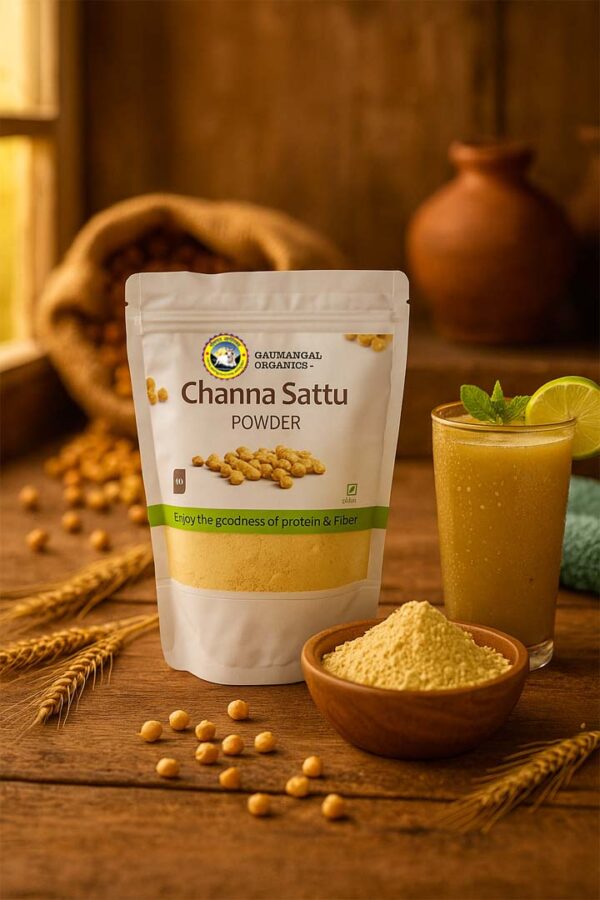 Gaumangal Organics Channa Sattu Powder