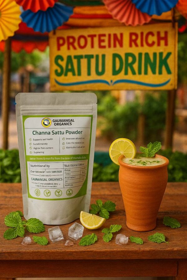 Gaumangal Organics Channa Sattu Powder - Image 3